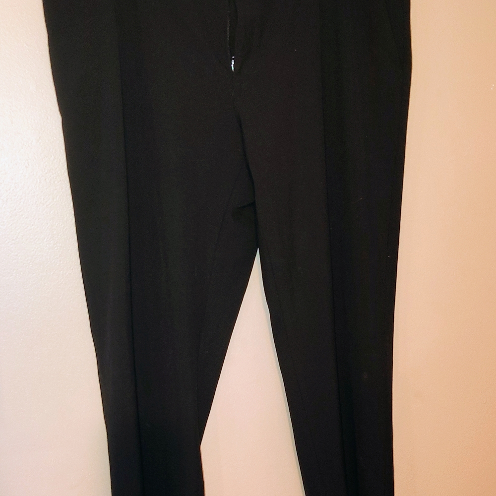 Tommy Hilfiger Black Dress Pants Full-Length Slim Fit